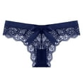 thumbnail image 1 of Uinagy Women's Bowknot Hollow Transparent Lace Low-Rise Panties, 1 of 3