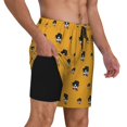 thumbnail image 2 of Fotbe Cute Dog Men’s Swim Trunks Quick Dry Swim Shorts Board Shorts with Mesh Lining-Large, 2 of 9