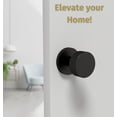thumbnail image 3 of Mega Handles | Buena Dummy Door Knob | Pack of 2| Matte Black, 3 of 4