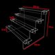 thumbnail image 5 of 1-5 Tier Acrylic Display Stand Transparent Ladder Display Riser Rack For Cupcake Perfume Jewelry Doll Figures Décor Organizer, 5 of 5