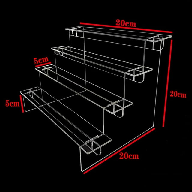 Acrylic Display Stand Clear Display Riser Rack For Cupcake Candy Dessert Clay Statue Figures Organizer Jewelry Display Shelf