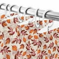 thumbnail image 6 of Vintage Fall Leaves Shower Curtain for Bathroom, Retro Watercolor Botanical Waterproof Shower Curtains Washable Quick Dry with Hooks Bathtub Curtains 72x72 IN, 6 of 6