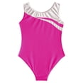 thumbnail image 3 of YONGHS Kids Girls Shiny Ballet Dance Leotard Sleeveless Gymnastic Bodysuit, 3 of 7
