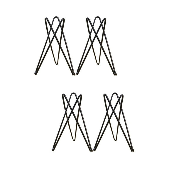 2 PCS Home Gardening Stand Tripod Planters Plants Indoor Holder Black