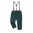 thumbnail image 5 of Tiijoy Boys Suit Formal Outfits Party Dress Shirt Waistcoat Suspenders Pants Set, Sizes 12M-5T, 5 of 8