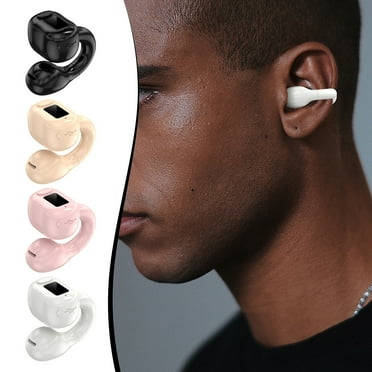 CVLNCYCLING Ear Buds Wireless Bluetooth Earbuds,Earbuds and In-Ear Headphones,Ear-Clip Headphones Bluetooth 5.3 Open Ear Clip Wireless In Ear Earbuds Bluetooth Headset for Travel