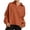 Orange, variant on XuJwPNcy Womens Oversized Sweatshirts Long Sleeve Lapel Tops Soft Knit Pullover Outdoor Athletic Exercise Clothes Fall Outfits