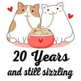 thumbnail image 2 of CafePress - 20Th Anniversary Funny Ramen Mugs - 11 oz Ceramic Mug - Novelty Coffee Tea Cup, 2 of 4