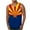 Blue-2, variant on Njoeus USA State Flag Print Men's Tank Tops Summer Beach Sleeveless Cool Graphic Tees Shirts for Men Casual Gym Workout T-Shirt Athletic Muscle Tee Mens Shirts S-4XL (Arizona)