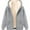 Light Gray, variant on felwors Women's Sherpa Lined Fleece Jacket - Full Zip Up Hoodie, Warm Fall & Winter Casual Coat with Pockets Light Gray, XL