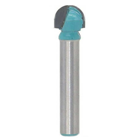 

Milling Cutter Core Box Router Bit Round Bottom Round Head Woodworking Cutter Round Bottom Round Head Semicircular Round nose bit Woodworking Semicircular Cutter Woodworking Engraving 6mmx10mm