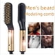 thumbnail image 4 of Peine de pelo liso para hombres, peine para peinar la barba, peine para pelo liso, alisador de pelo de cerámica, gran volumen, 4 of 5
