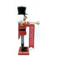 thumbnail image 2 of Ohio State Buckeyes 14" Bugler Nutcracker, 2 of 2