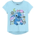 thumbnail image 2 of Disney Big Lilo &amp; Stitch Hi-lo Playera para niñas 4-16, Cancun, 7-8, 2 of 2