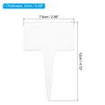 thumbnail image 2 of Unique Bargains Acrylic Plant Label Set, Reusable Rectangle Marker Garden Tag with Whiteboard Pen, Transparent 12 Pack, 2 of 5