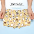 thumbnail image 3 of Yiaed Rabbit And Candy Print Boys' Boxer Briefs Cotton Casual Stretch Comfort Boys Boxers - Kids Boxer Briefs Underwear for Boys (6-18)-X-Large, 3 of 5