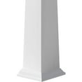 thumbnail image 4 of Ekena Millwork 20" Bottom Width to 16" Top Width x 8'H Craftsman Classic Square Tapered, Smooth PVC Column Kit, Crown Capital & Crown Base, 4 of 6