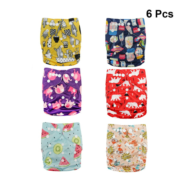 Baby Diaper Reusable Diapers Swim Adjustable Washable Cloth Microfiber  Shower Pocket Inserts Nappy Nappies Pants