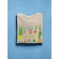 thumbnail image 3 of Cactus Collage Stencil Art Sweatshirt Women -Image by Shutterstock, Female Medium, 3 of 4