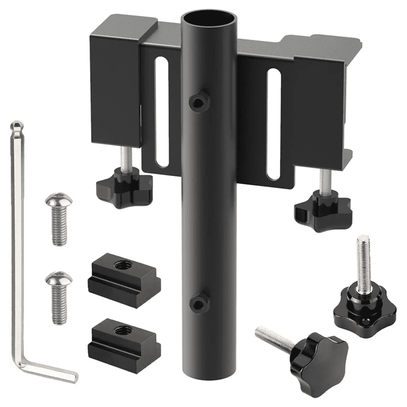 Truck Bed Flag Pole Mount for Pickup Truck with Bed Rail or Without Bed Rail Fit Up to 1.33 Inch