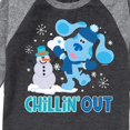 thumbnail image 3 of Blue's Clues & You! - Chillin' With My Snowmies - Toddler And Youth Raglan Graphic T-Shirt, 3 of 4