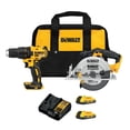 thumbnail image 1 of Kit combinado de destornillador inalámbrico y sierra circular 20V DEWALT, 1 of 7