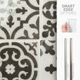 thumbnail image 4 of Smart Tiles - 3D Adhesive Peel and Stick Backsplash Tile, Gray - 5-Pack 9" x 9", 4 of 6