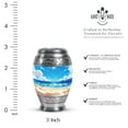 thumbnail image 2 of SUBSH Beach Urn - Small Urns for Ashes - Ash Holders for Human Ashes - Companion Urn - Adult Urns for Human Ashes Men - (3 inch Pack of 4), 2 of 2