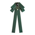 thumbnail image 2 of Aufmer Solid Color Long Ribbon Neck Bow Flexible Adjustable Structure Soft Elegant Vision For Female Daily Life Office Festival Outfit Decoration, 2 of 6
