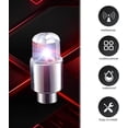 thumbnail image 5 of 4 PCS LED Tire Valve Stem Cap Lights, 360 Degree Rotating Motion Activated Wheel Lights, Waterproof Flash Valve Lights for Cars, Trucks and SUVs, 5 of 8