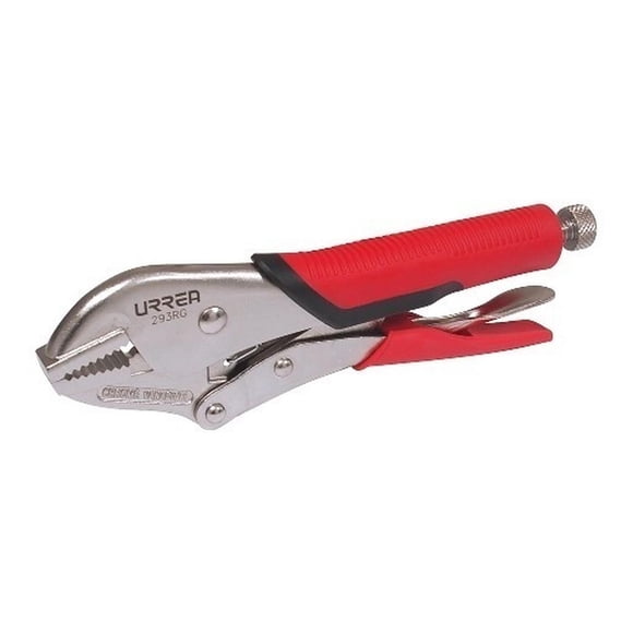Pinza De Presión Quijada Recta Mango Bimaterial 10 Inc Urrea Urrea 293RG