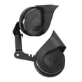 thumbnail image 2 of Bocina de caracol para coche con soporte 1622755 00 B Tono alto y bajo Reemplazo negro para Tesla MODEL Y 2020-2023, 2 of 19