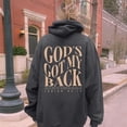 thumbnail image 5 of Women's Hoodie Oversize Fashion Christian Print Graphic Long Sleeve with Pocket Plus Size Clothes Outfits, 5 of 5