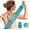 Blue, variant on 3PCS Exfoliating Back Scrubber, Exfoliating Gloves and Shower Loofah Set Comprehensive Deep Clean The Skin