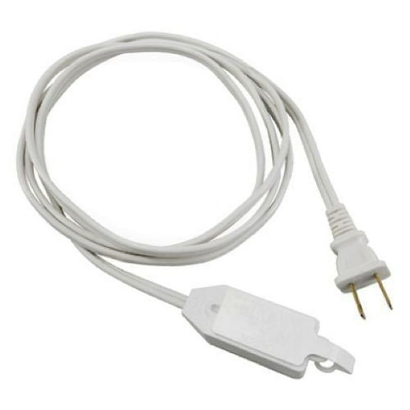 Master Electrician 09411ME 6' Foot 16/2 SPT-2 White Polarized Cube Tap Extension Cord - Quantity of 18