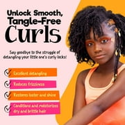 CurlyKids Mixed Hair HairCare Set Super Detangling Shampoo 8.0 Ounce, Conditioner 8.0 Ounce, Spray 6.0 Ounce, Curly Crème Conditioner 6.0 Ounce - 4-Pack