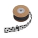 thumbnail image 4 of Cinta de nota musical Cinta de poliéster multiusos para envolver regalos Cinta para manualidades Negro, 4 of 9