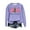 Purple A-ChristmasTop, variant on asdoklhq Christmas Clearance Clothing Under $5.00,Women's Christmas Printed Round Neck Long Sleeved Top Loose Fitting Sweater