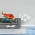 thumbnail image 2 of Escultura De Espejo De Acrílico Con Forma De Pez Arowana De La Prosperidad, Adorno De Mesa, Adhesivos De Pared Removibles, Figura Decorativa Para Sala De Estar, Entrada, Decoración Del Hogar, 2 of 8