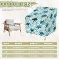 thumbnail image 5 of Renewold Outdoor Patio Chair Covers Lounge Deep Seat Covers Waterproof Funiture Covering for Swivel, Adirondack, Rocking Chairs, 38"W x 38"D x 36"H, Sea Turtle Coral Starfish, 5 of 7