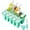 B-Green, variant on Popsicle Molds 6 Grids Silicone Ice Pop Models Popsicle Models Reusable Easy Release Ice Pop Maker (6 Cavities),A-Green - 12X10X7.2cm