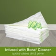 Bona Disposable Wet Cleaning Pads for HardSurface Floor Cleaner, White
