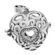 thumbnail image 1 of Collar con Colgante de Medallón de Fabricación de Joyas con Colgante de Jaula corazón Zulema Colgante de jaula de perlas, 1 of 8