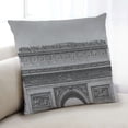 thumbnail image 1 of Ahgly Company Sites Arc de Triomphe Coussin Intérieur, 18 Pouces par 18 Pouces, 1 of 6
