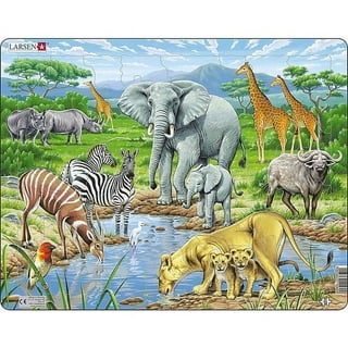 Large Puzzles, African Animal Puzzles & 3000 Piece Jigsaw Puzzle