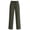 Army Green, variant on Womens Wide Leg Pants Casual Flowy Crepe Trousers Free Relaxed Fit Work Business with Pockets