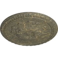 thumbnail image 3 of Ekena Millwork 18"OD x 1 3/8"P Richmond Ceiling Medallion (Fits Canopies up to 2 5/8"), Hand-Painted Witch Hazel Crackle, 3 of 5