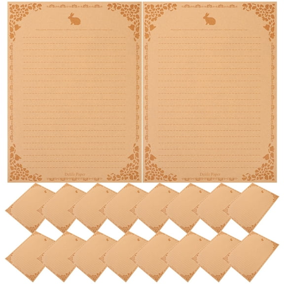 WORGEOUS  50 Sheets Blank Writing Paper Aesthetic Decorative Craft Stationery