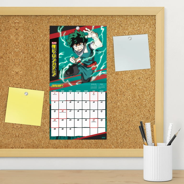 2022 My Hero Academia Wall Calendar