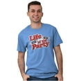 thumbnail image 5 of Life of the Party Funny Tootsie Roll Men's Graphic T Shirt Tees Brisco Brands X, 5 of 6